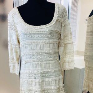 Maxi Edition Cream Dress - Size Large